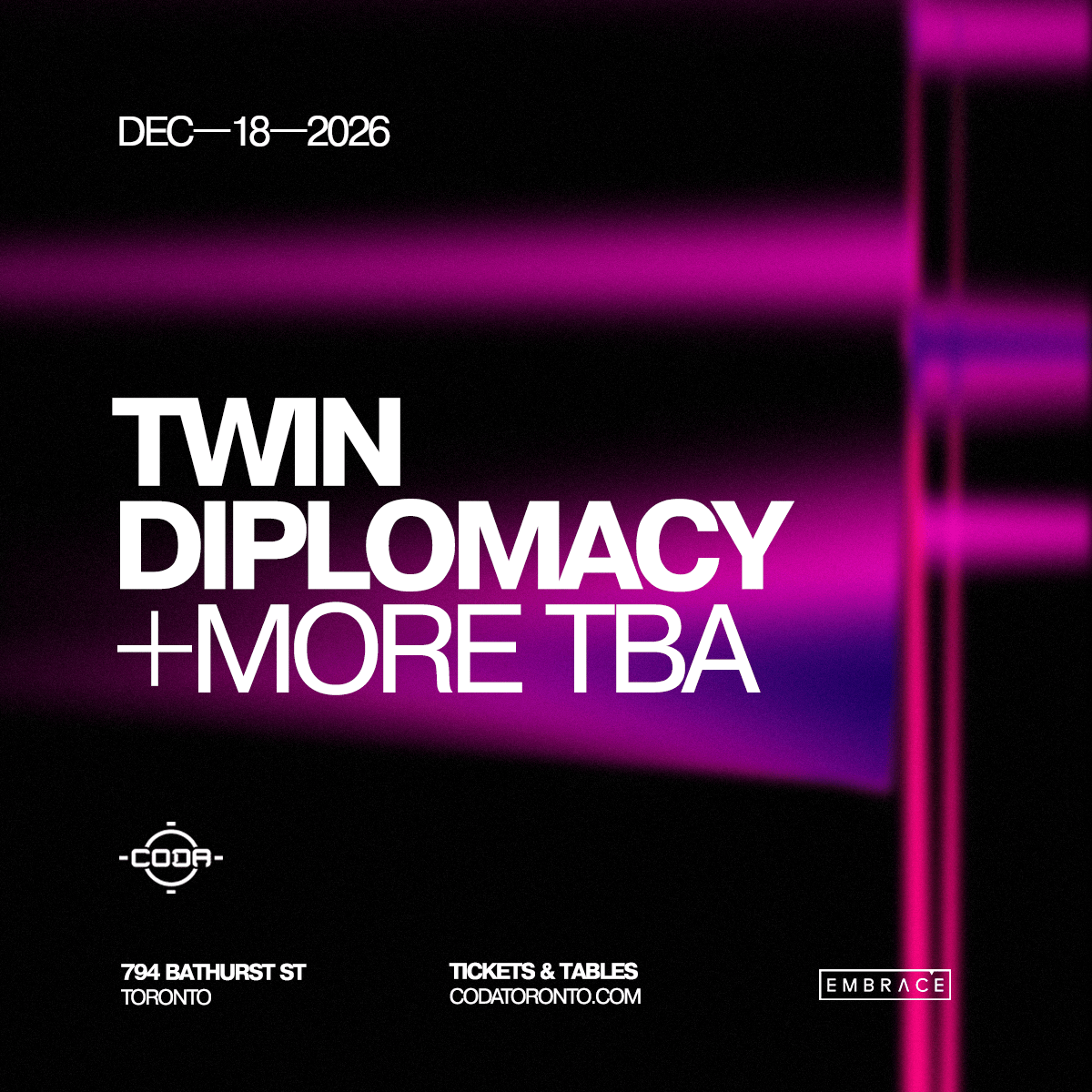 Twin Diplomacy flyer