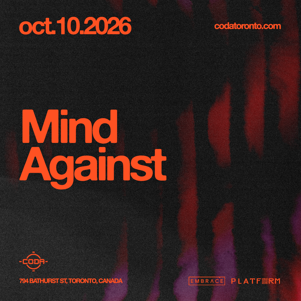Mind Against flyer