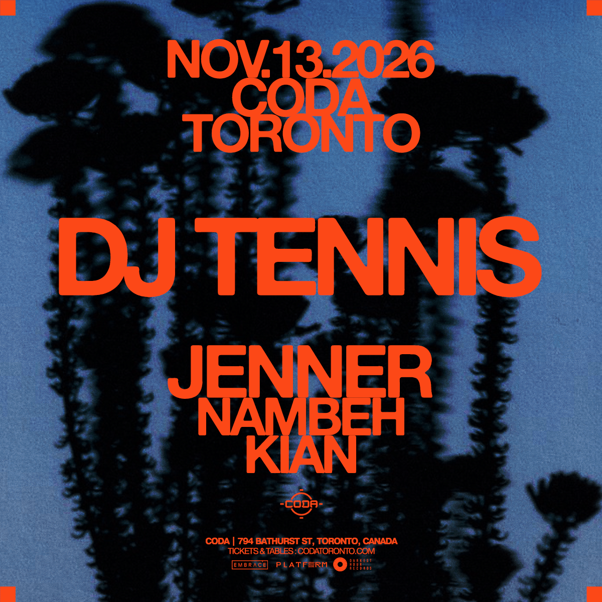 DJ Tennis flyer